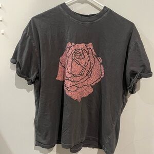 FREE PEOPLE GRAPHIC ROSE T-SHIRT